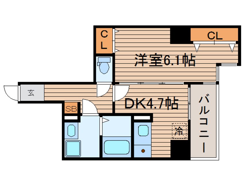 間取図 アスティオン大手通