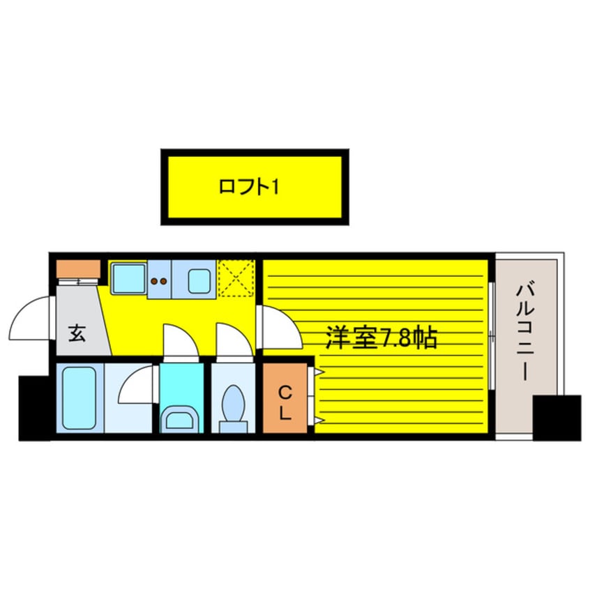 間取図 プロスペクト中之島