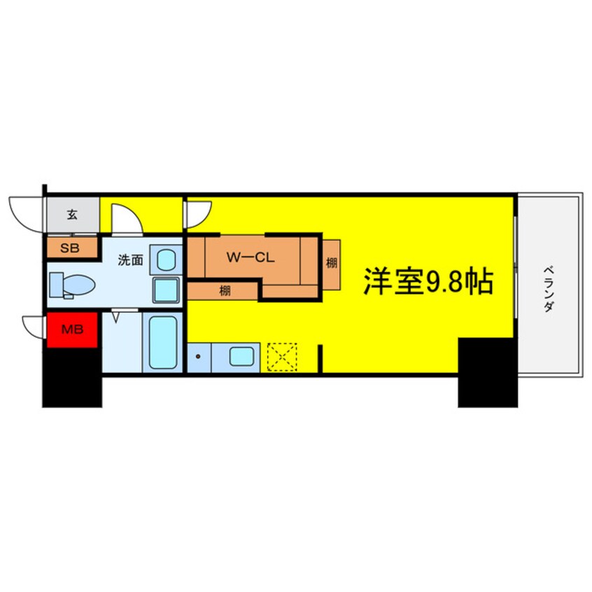 間取図 コンフォートレジデンス御堂筋本町