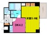 will　DO　堺筋本町 1DKの間取り