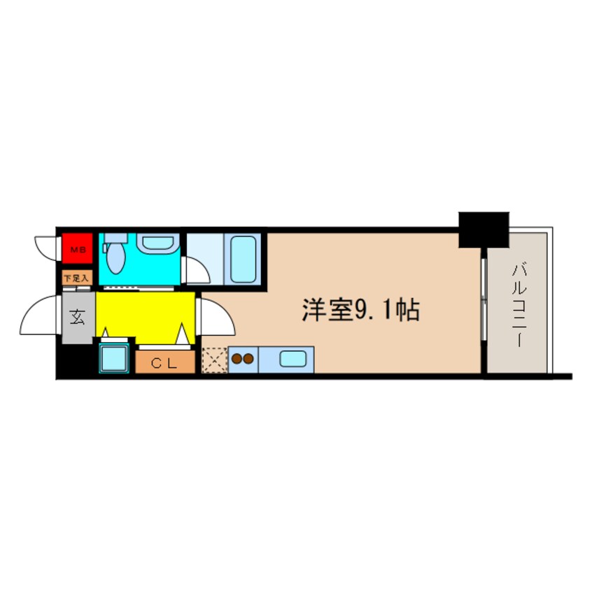 間取図 ISM谷町六丁目（旧プライムアーバン安堂寺）