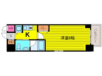 間取図 ISM谷町六丁目（旧プライムアーバン安堂寺）
