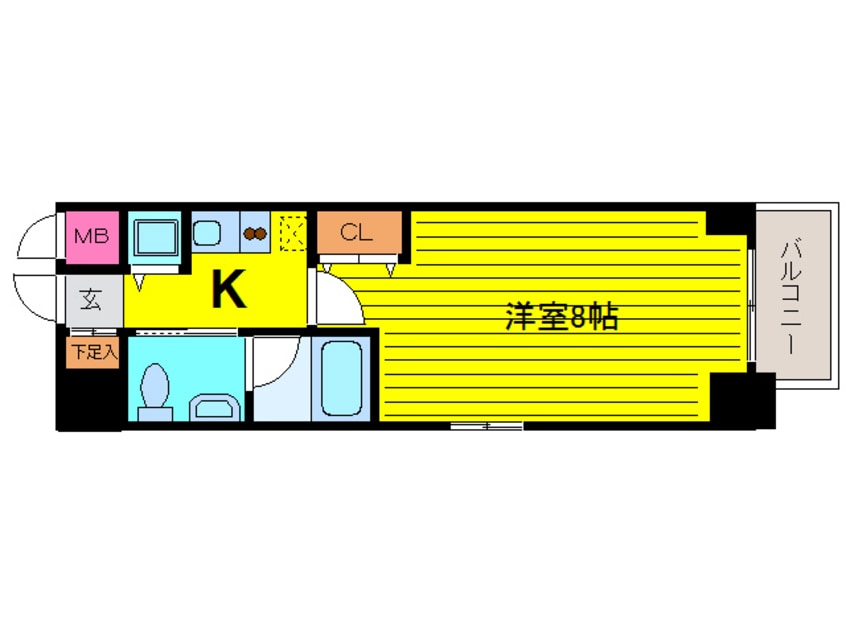 間取図 ISM谷町六丁目（旧プライムアーバン安堂寺）