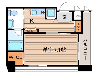 間取図 ISM谷町六丁目（旧プライムアーバン安堂寺）