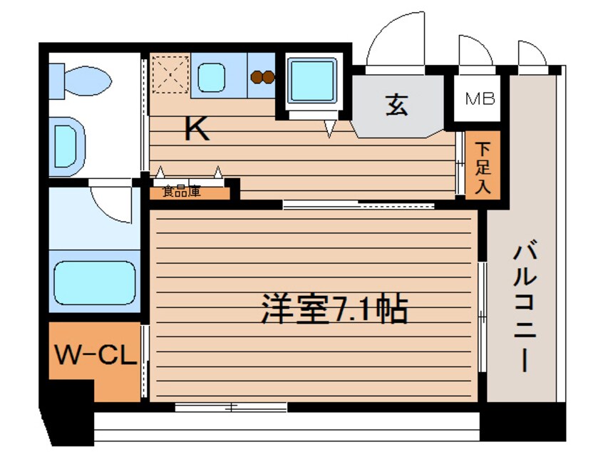 間取図 ISM谷町六丁目（旧プライムアーバン安堂寺）