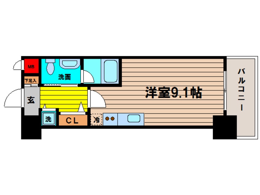 間取図 ISM谷町六丁目（旧プライムアーバン安堂寺）