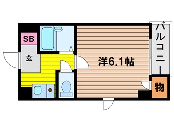 間取図 大阪メトロ谷町線/南森町駅 徒歩6分 8階 築26年
