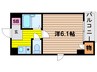 大阪メトロ谷町線/南森町駅 徒歩6分 8階 築26年 1Kの間取り