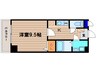 Canal天満橋 1Kの間取り