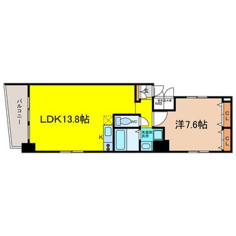 間取図 アルデールヒル内久宝寺