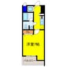学研都市線<片町線>・JR東西線/北新地駅 徒歩4分 5階 築18年 1Kの間取り