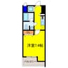 学研都市線<片町線>・JR東西線/北新地駅 徒歩4分 7階 築18年 1Kの間取り