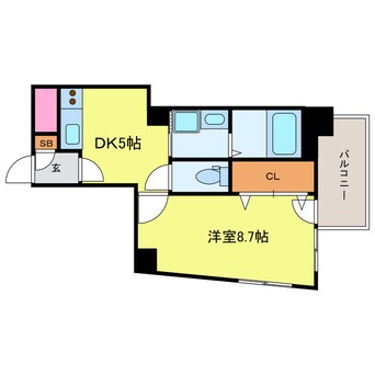 間取図 Ｗｉｌｌ　Ｄｏ南森町