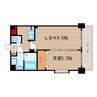 大阪メトロ谷町線/南森町駅 徒歩1分 2階 築18年 1LDKの間取り