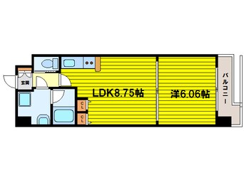 間取図 グランシス天満橋