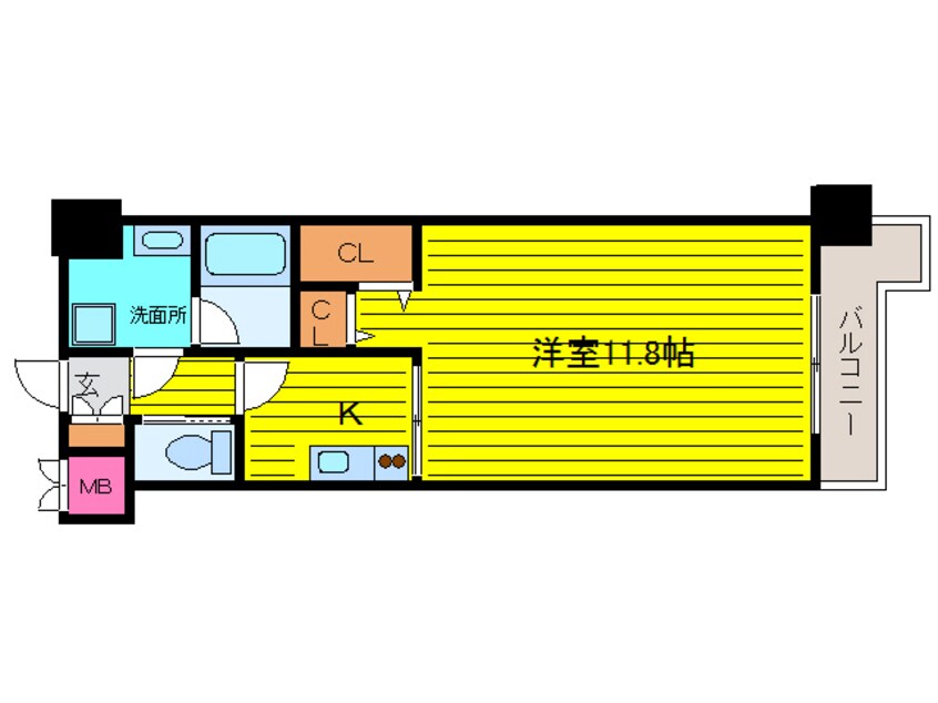 間取図 グランシス天満橋