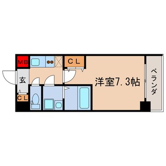 間取図 ミュプレ北浜