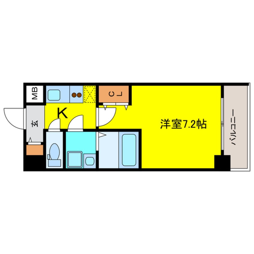 間取図 ミュプレ北浜