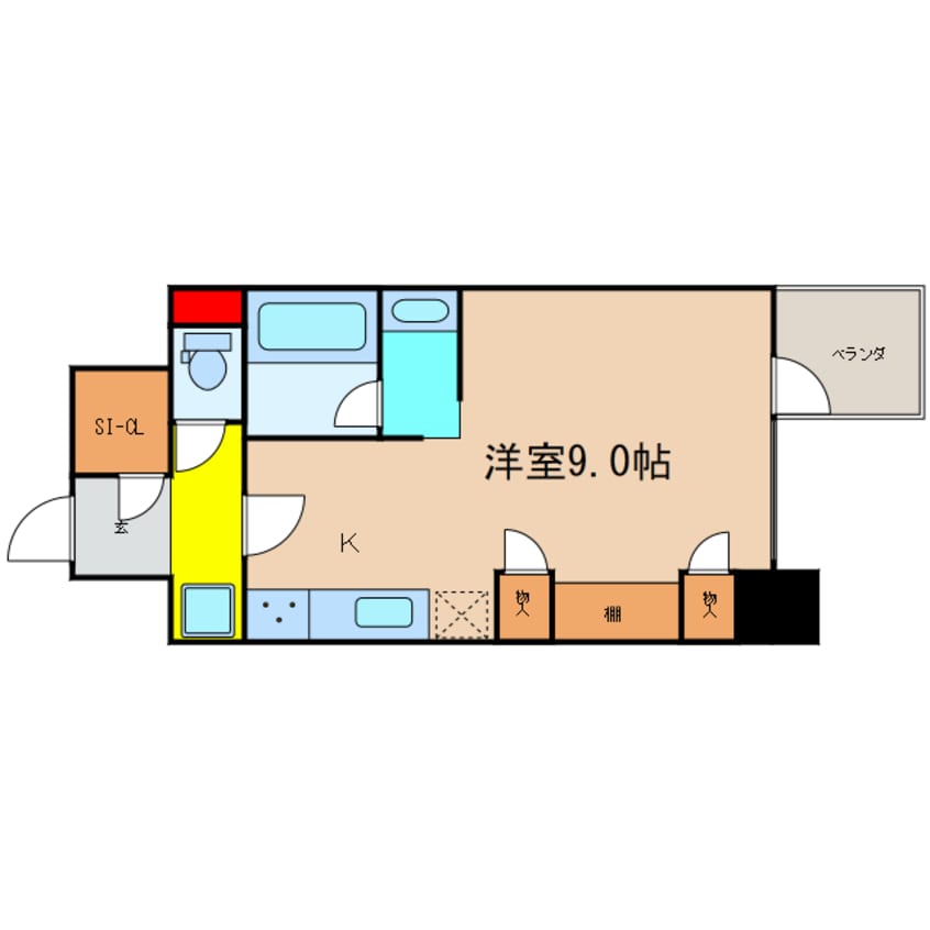間取図 大阪メトロ堺筋線/堺筋本町駅 徒歩3分 8階 築18年