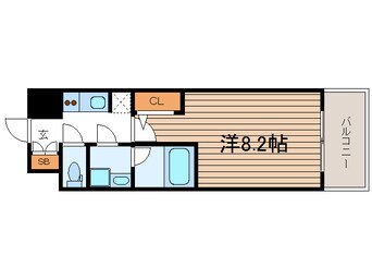 間取図 Fortuney大手前