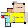 ニューライフ船場 1LDKの間取り