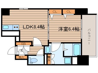 間取図 レジェンドール大阪天満Ｇ－residence