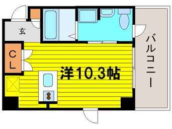 間取図 大阪メトロ谷町線/南森町駅 徒歩6分 2階 築17年