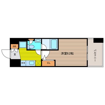 間取図 クレストフォルム大阪天満橋