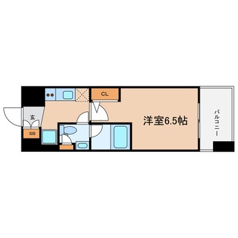 間取図 クレストフォルム大阪天満橋
