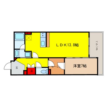 間取図 グレンパーク梅田北