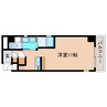 アスティオン都島 1Rの間取り
