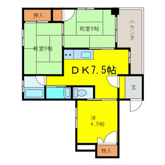 間取図 東邦マンション