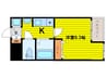 グローディア天満橋（旧センティ天満橋） 1Kの間取り