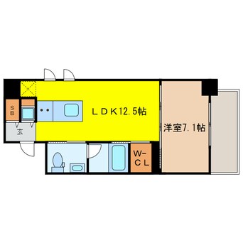 間取図 イーストモート高麗橋