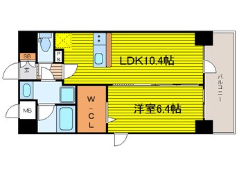 間取図 大阪メトロ谷町線/天神橋筋六丁目駅 徒歩3分 2階 築16年