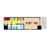 アーバネックス大阪城ＷＥＳＴ 1Kの間取り