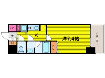 間取図 アーバネックス大阪城ＷＥＳＴ