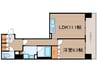 ビエラコート内久宝寺（旧　ルクレ内久宝寺） 1LDKの間取り