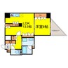 ビエラコート内久宝寺（旧　ルクレ内久宝寺） 1LDKの間取り