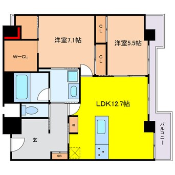 間取図 ニューライフ御堂筋本町