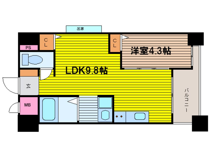 間取図 ノルデンハイム梅田東