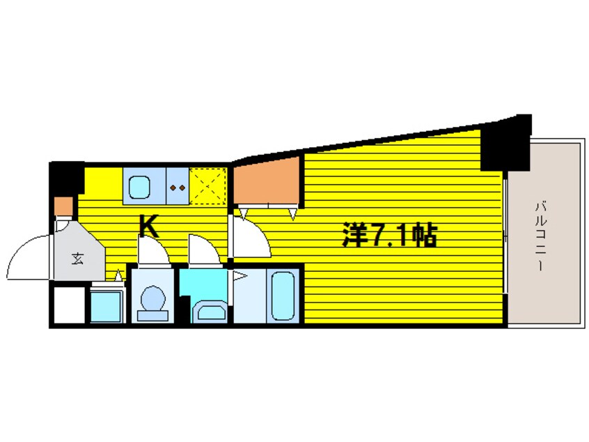 間取図 アスヴェル大阪城ＷＥＳＴⅡ