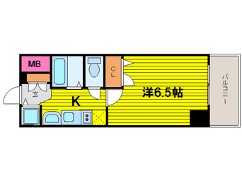 間取図 プレサンス中之島公園グラシア