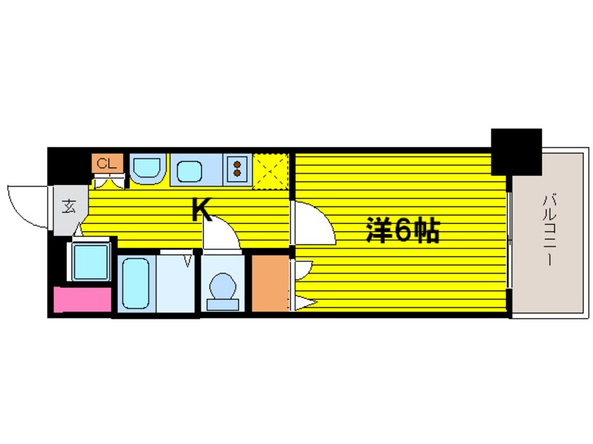 間取図 プレサンス中之島公園グラシア