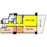 大阪環状線/京橋駅 徒歩1分 25階 築25年 2LDKの間取り