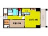 グランルージュ谷町六丁目 1LDKの間取り