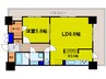 エスリード長堀タワー 1LDKの間取り