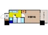 プレサンス上町台　東平 1Kの間取り