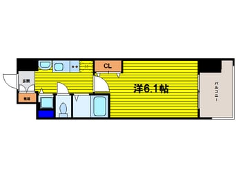 間取図 プレサンス天満橋アンジェ