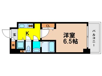 間取図 大阪メトロ御堂筋線/淀屋橋駅 徒歩5分 13階 築19年